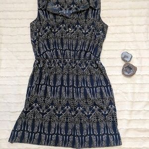 Giraffe Motif Sleeveless Dress